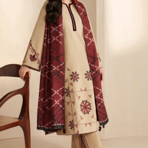 dhanak 3 PC embroiderd