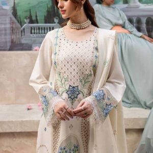SanaSafinaz 3 PC embroiderd dhanak